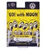 1960 Volkswagen Delivery Van USA Model White and Yellow with Graphics and White Interior 1/64 Diecast Model Car by M2 Machines - 3 of 3