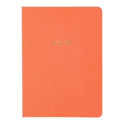 1canoe2 Daily Log Guided Journal Tangerine
