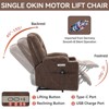 CAVINAS Power Lift Recliner with Massage & Heat for Elderly, Wide Overstuffed Heavy Duty Chair, Dual USB-C Ports & Steel Cup Holders - 4 of 4
