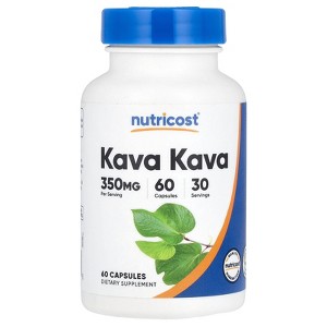 Nutricost Kava Kava, 350 mg, 60 Capsules (175 mg per Capsule) - 1 of 2