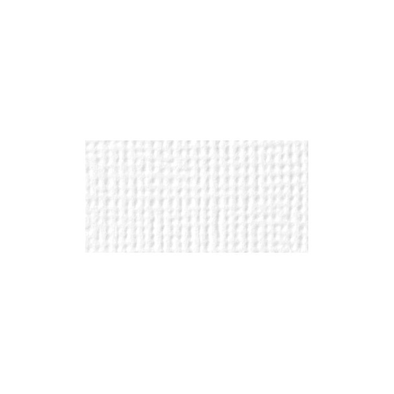 American Crafts Textured Cardstock Pack 12"X12" 60/Pkg-Solid White, 2 of 3