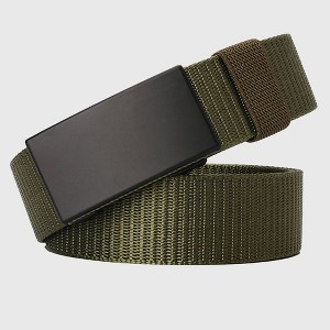 Anna-Kaci Women's Nylon Belt with Black Metal Buckle - 1 of 4