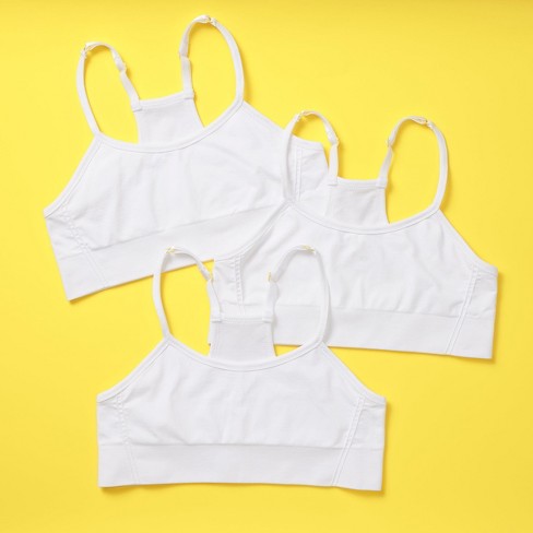 3pk Yellowberry Sugar Seamless Racerback Bra Double-layered Wire-free ...