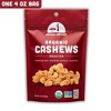 Mavuno Harvest Organic Dry Roasted Cashews, a Delicious Vegan Healthy Snack Packed with Vitamins and Bursting with Flavor, 4 oz Bags - 6 PK - 2 of 4