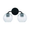 Capital Lighting Dolan 2 - Light Vanity in  Matte Black - 3 of 4