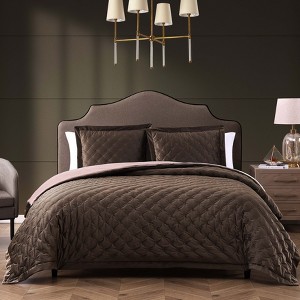 Bebejan 3 Piece Velvet Comforter Set - 1 of 4
