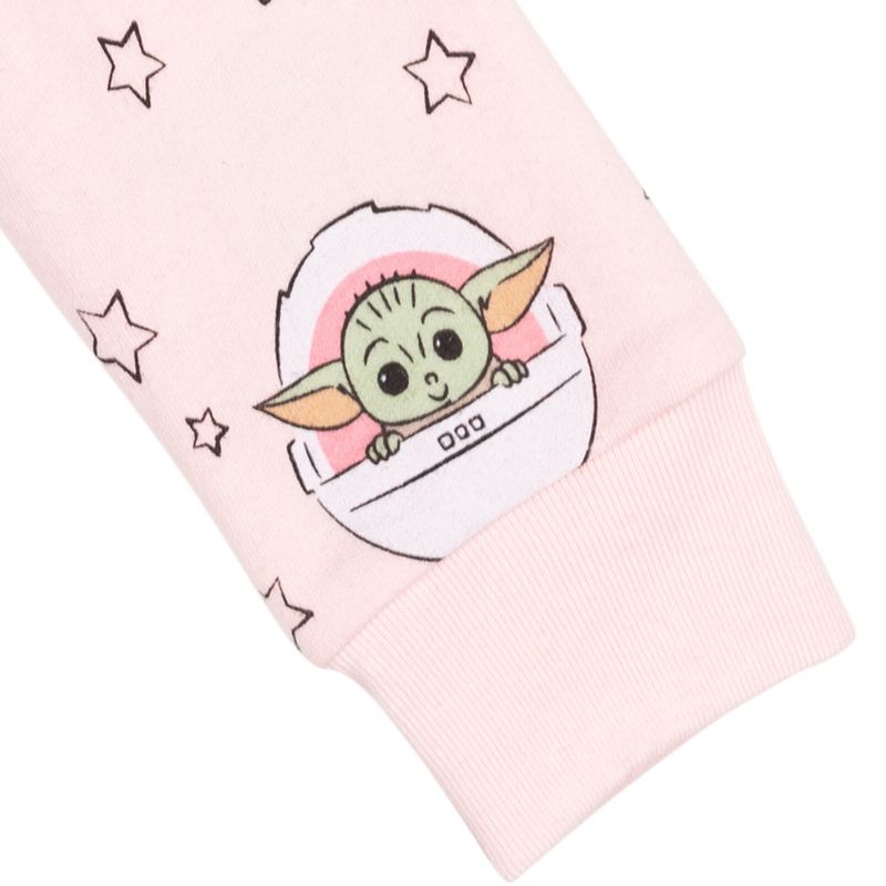 Star Wars The Mandalorian Baby Yoda Sweatshirt Pink , 4 of 8