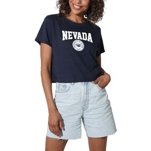Women's University Of Nevada Collegiate Seal Crop Top T-Shirt - 1 of 4