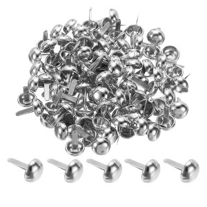 Unique Bargains Corrosion Resistance Light Weight Durable Arts and Crafts Brads 100 Pcs - 1 of 4