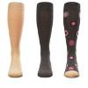 Memoi Circle Fill Men's Cotton Blend Crew Sock 3 Pack - 2 of 4