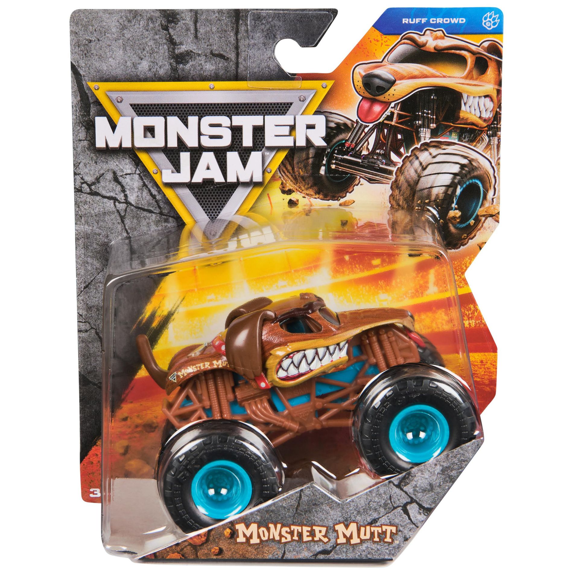 Monster Jam Monster Mutt Series 42 Ruff Crowd Sub-Series 1:64 Die-Cast Truck – Authentic Collector Toy with Detailed Graphics