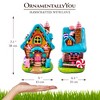 Sugary Haven Candy House Tabletop Figurine, 7" LED Christmas Gingerbread Style Home Decoration| OrnamentallyYou - 3 of 4
