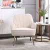 KTMBDW Modern Accent Chair with High Back and Mental Legs for Living Room, Bedroom - 2 of 4