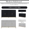 TIRAMISUBEST Modern Sideboard Buffet Cabinet with Extra Large Storage Space with Metal Handles and Support Legs for Living Room and Dining Room - 4 of 4