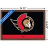 Trends International NHL Ottawa Senators - Logo 21 Framed Wall Poster Prints - 3 of 4