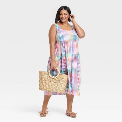 plus size cotton sleeveless dresses