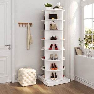 Racxily 360 Rotating shoe cabinet - 1 of 4