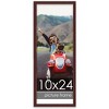 PosterPalooza | Panoramic Classic Modern Brown Frame - UV Acrylic, Foam Board Backing, Hanging Hardware - 3 of 4