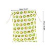 Unique Bargains Women Durable Drawstring Kiwis Cosmetic Bag Green 1 Pc - 2 of 3