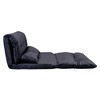 Oris 43.3" W PU Adjustable Folding Futon Sofa Video Gaming Sofa with Two Pillows Multifunctional Bean Bag Chair/Sofa-Maison Boucle - 3 of 4