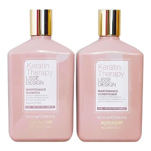 Alfaparf Lisse Design Keratin Therapy Maintenance Shampoo (8.45 oz) and Keratin Therapy Maintenance Conditioner (8.45 oz)- DUO SET - 1 of 3