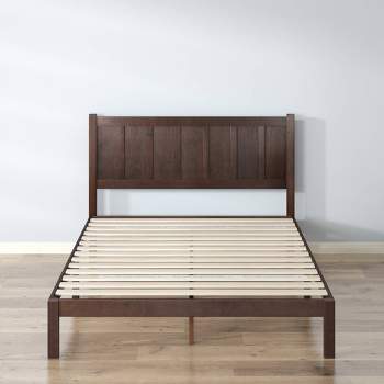 Adrian Wood Platform Bed Frame Brown - Zinus