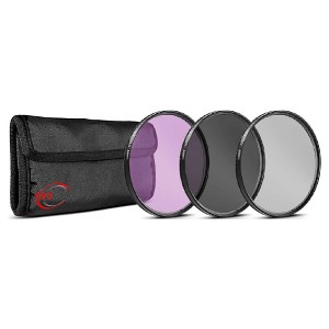 Vivitar 72mm 3 Piece Multi Coated HD Filter Kit (UV, CPL, FLD) for NIkon NIkkor 24-85mm f/3.5-4.5G 24mm f1.8G 58 f1.4G Lenses - 1 of 2