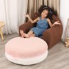 Itopfox Macaron Bean Bag Chair for Kids and Teens, Soft Plush Memory Foam Filling, Cozy Floor Pillow, Stylish Home Decor Gift - 2 of 4