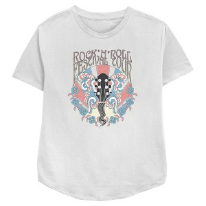 Women's Lost Gods Rock 'N' Roll Festival Tour Poster T-Shirt - 1 of 3