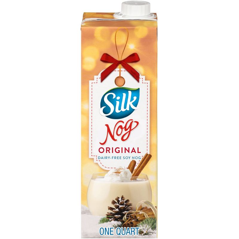Silk Original Dairy-Free Soy Holiday Nog  - 1qt, 1 of 9