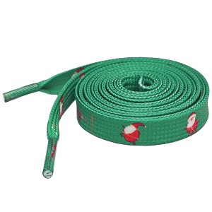 INSPIRE CHIC Christmas Flat Shoe Laces for Hiking Shoes Sneakers 0.31'' 1 Pair - 1 of 4