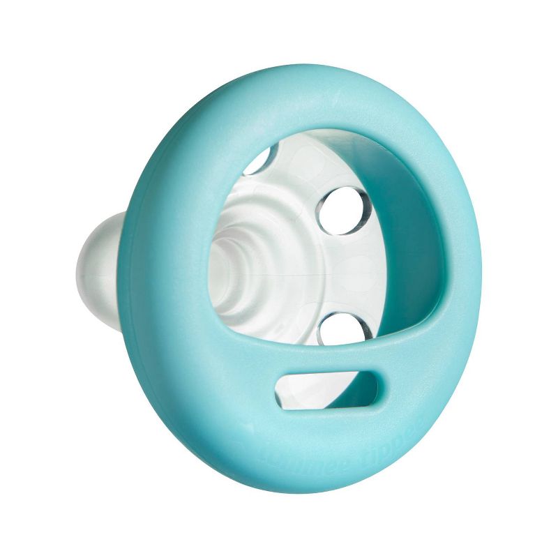 Tommee Tippee Breast-Like Night Time 4pk Pacifier 0-6m - White/Blue, 3 of 8