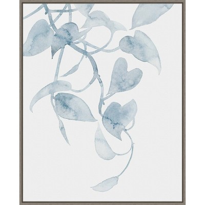 set Of 2) 23.5 X 29.5ethereal Printed Framed Canvas Decorative Wall Art  Set Blue : Target