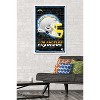 Trends International NFL Los Angeles Chargers - Neon Helmet 23 Framed Wall Poster Prints - 2 of 4