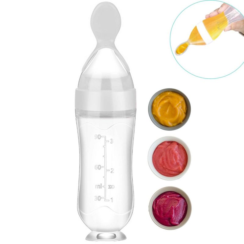 Lulyboo Easy Squeeze Spoon Feeder - Clear, 1 of 6