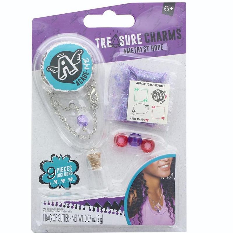 Anker Play Acade-Me Treasure Charm Bracelets Jewelry Craft Kit: Amethyst Hope (Purple), 1 of 4