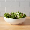 136oz Porcelain Coupe Serving Bowl White - Threshold™: Large Round Glazed Dish, Microwave & Dishwasher Safe - image 2 of 3