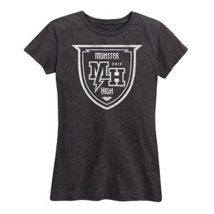 Women's - Monster High - Monster High Crest Short Sleeve Graphic T-Shirt - 1 of 4