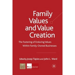 Family Values and Value Creation - (Family Business Publication) by  J Tàpies & J Ward (Paperback) - 1 of 1