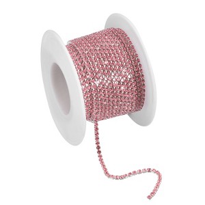 Unique Bargains Bags Clothing Decoration Crystal Rhinestone Sew on Close Claw Chain Trim - 1 of 4
