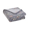 Kate Aurora Halloween Glow In The Dark Spooky Cats & Skulls Ultra Soft & Plush Oversized Throw Blanket - 50 in. W x 70 in. L - 2 of 3