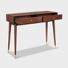 Sutton Mid-century Modern Console Table Walnut Brown - Adore Decor : Target