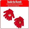 Nicklelodeon Paw Patrol Boy's Winter Hat and 2 Pair of Gloves (Toddler/Little Boys) Size Age 4-7, Paw Patrol Marshall Glove with Handwarmers - 3 of 4