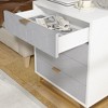 Whizmax 4 Drawer Dresser for Bedroom, Wood Chest of Drawers with Metal Legs, Modern Storage Dresser Chest Cabinet Organizer, Large Dresser for Hallway - 2 of 4