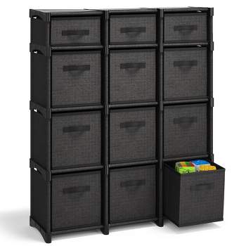 Homyfort Cube Storage Bins Organizer Container,12x12 Foldable