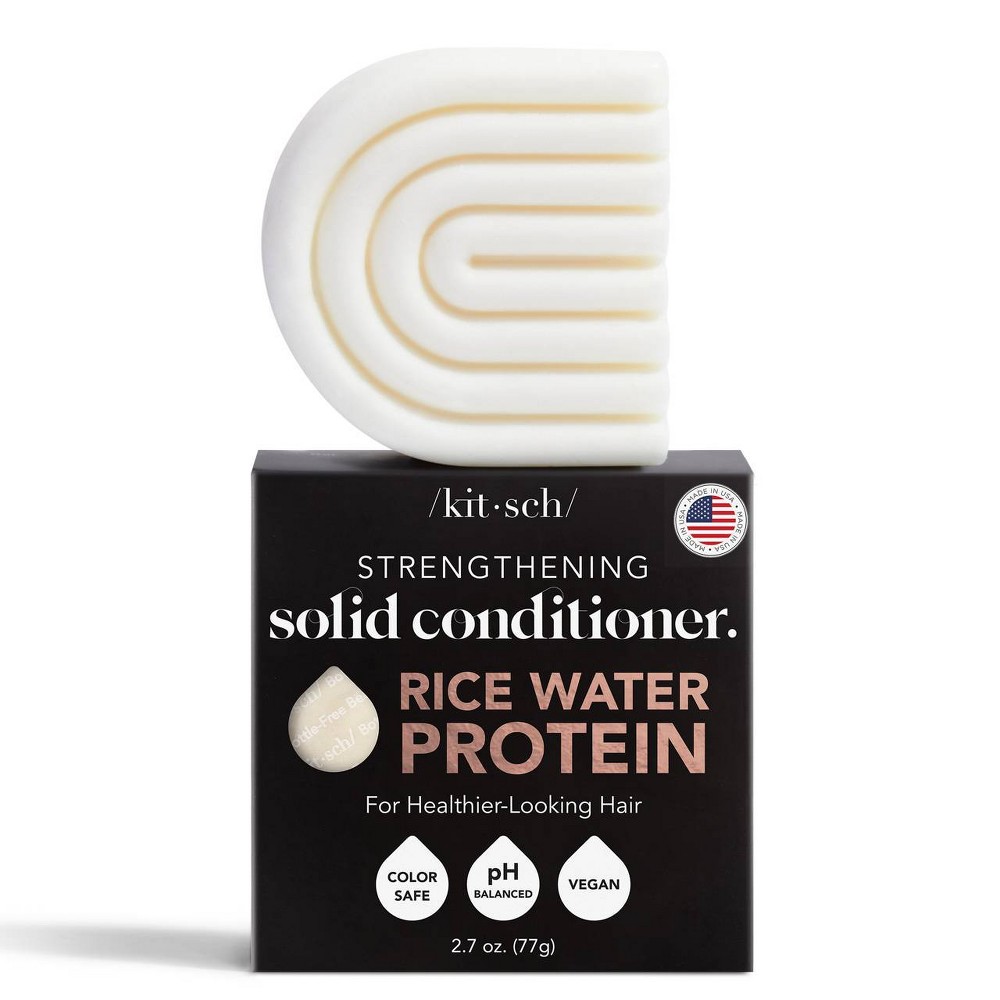 Kitsch Rice Water Protein Solid Conditioner Bar - 2.7oz