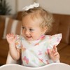 Tiny Twinkle Mess-Proof and Waterproof Baby Bib/Apron with Ruffled Shoulder, Machine Washable and BPA-Free - 2 of 4