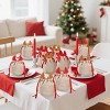 5 Pcs Christmas Drawstring Candy Bags Multi-purpose Velvet Pouches 2 Colors Christmas Candy Antlers Bag Xmas Wrapping Bags for Christmas Party - 4 of 4