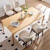 CAVINAS Counter Height Chairs with Ash Wood Legs and Cushioned Seat, Ergonomic Backrest, Upholstered Kitchen Chairs - 3 of 4