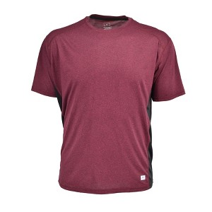 Falcon Bay Elite Sport Men's Big and Tall Space Dye Color Block Short Sleeve Tee - 1 of 4
